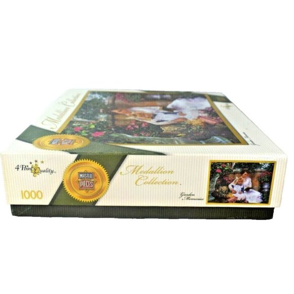 MasterPieces Medallion Collection Garden Memories by Sandra Kuck 1000 Pieces - Picture 3 of 8